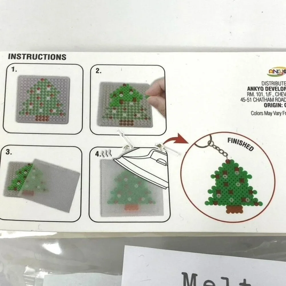 Target Melty Beads Tree/Wreath Or Reindeer/Gingerbread Kids Crafts
